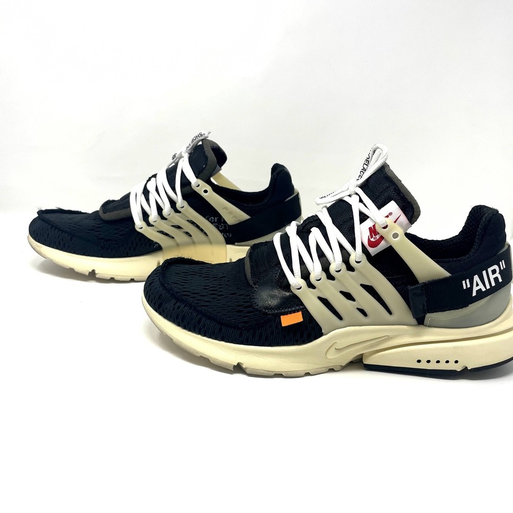 Nike Off-White x Air Presto Black / Black Muslin AA3830-001 Men's Size 11 - Picture 2 of 10